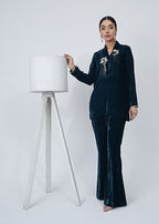 Shades By Abeeha Usman Dazzling Teal Women 2pcs