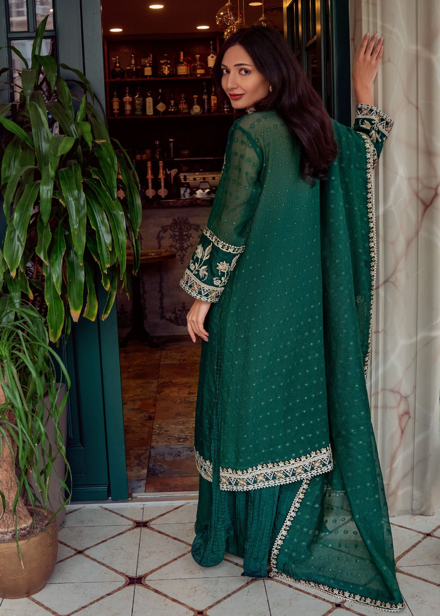 Muntaha By Shanzay Emerald Green Zaina Women 3pcs