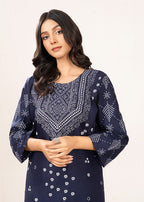 Anabya Garments CROSS STITCH Women 2pcs