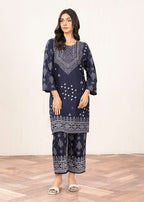 Anabya Garments CROSS STITCH Women 2pcs