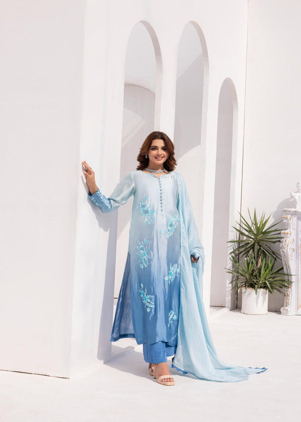 Grandeur By Saima Abaidullah Sapphire Women 3pcs