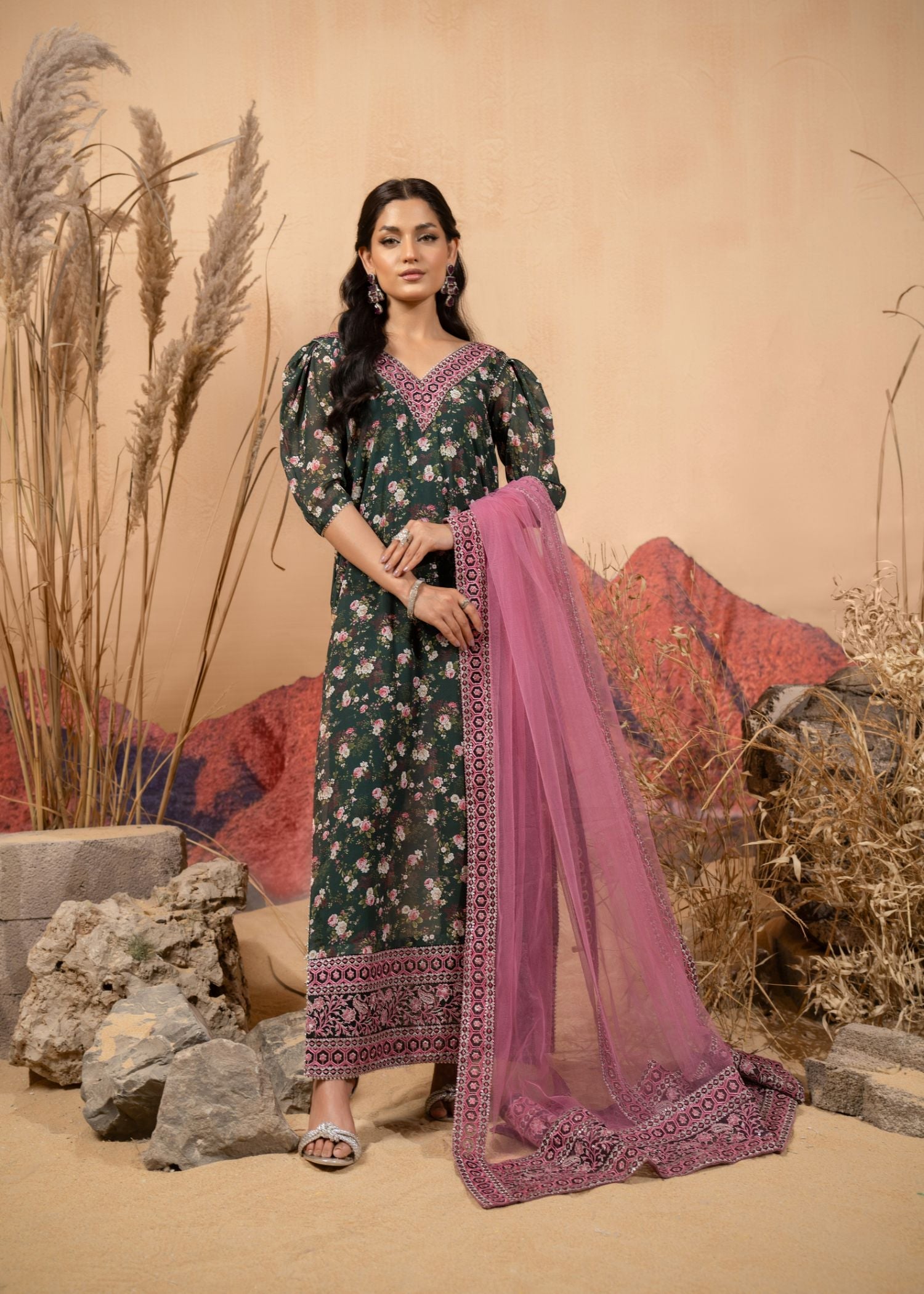 Hemstitch SAIBA Women 3pcs