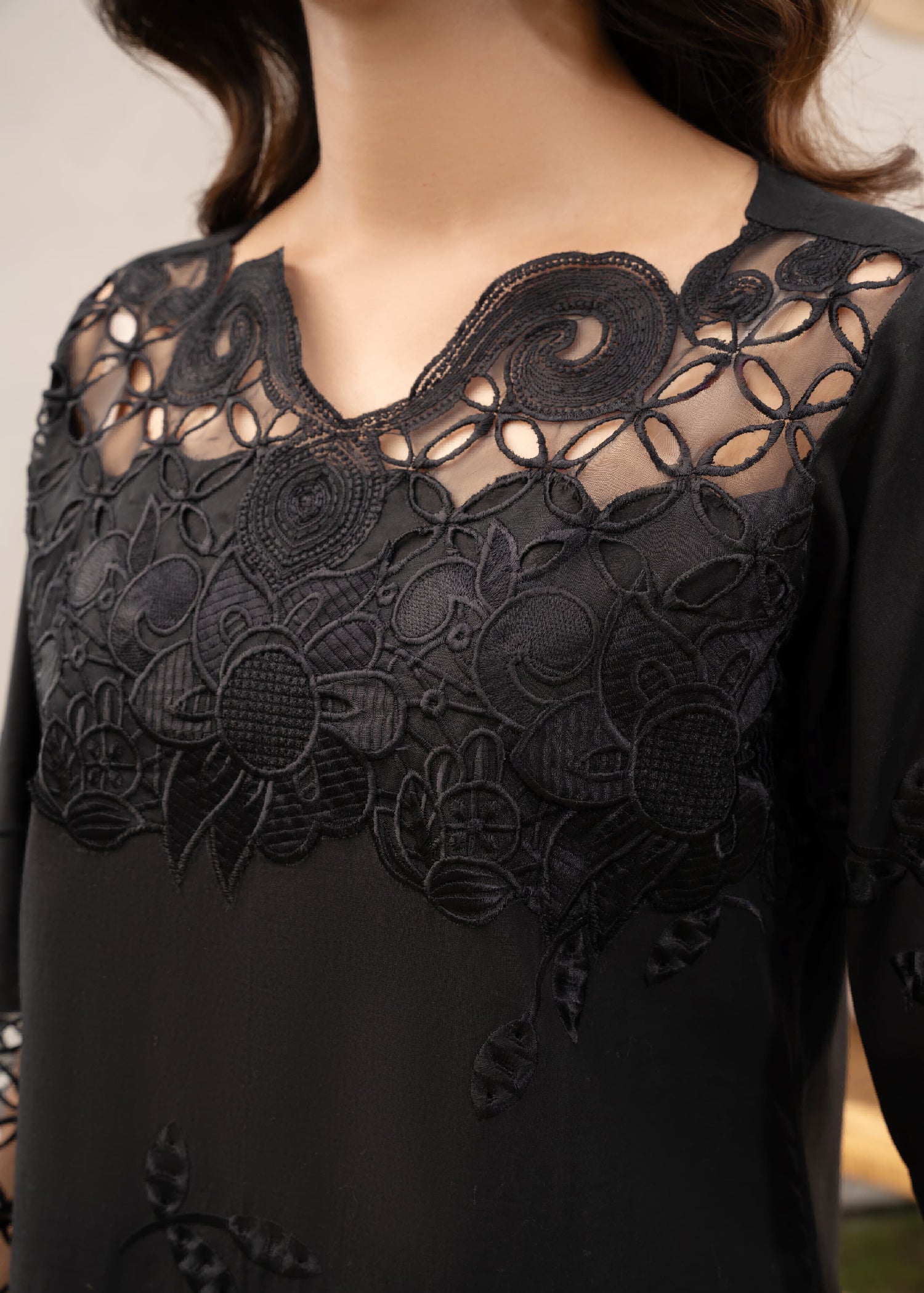 Sahibas By Mirza Jasmine Black Women 2pcs