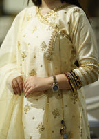 Four Season Boutique Dhaka Pilazo CREAM Women 3pcs