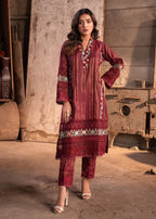 Sahibas By Mirza Jehanara Maroon Women 2pcs