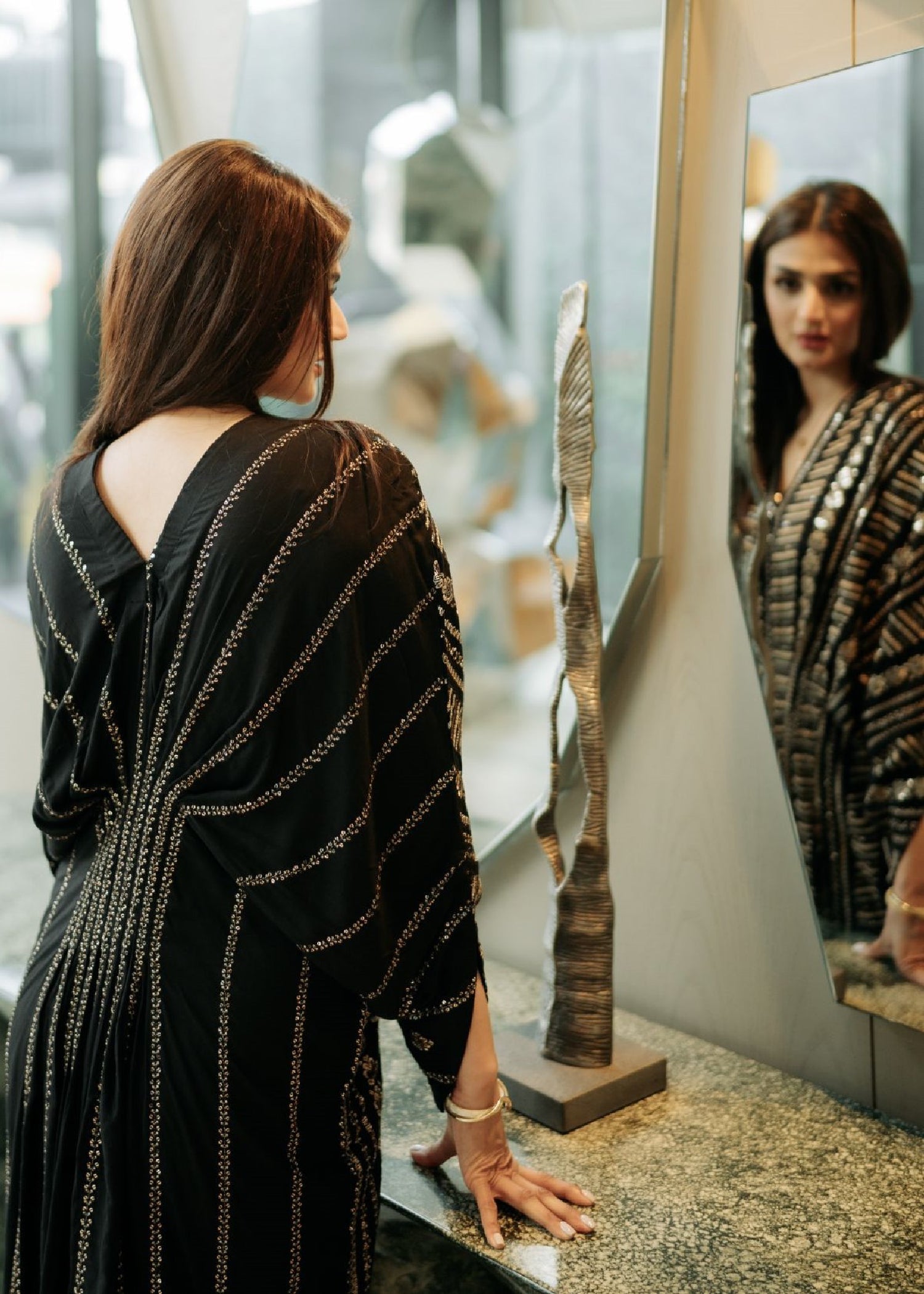 Sahibas By Mirza Naira Black Women 1pcs