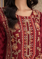 Zebaye Shaya Gulaab US 519 Mahroon(SB) Women 3pcs