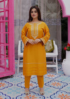 Yolo Pret GOLDEN TILLA EMBROIDERED LAWN EMB S24 0008 Women 2pcs