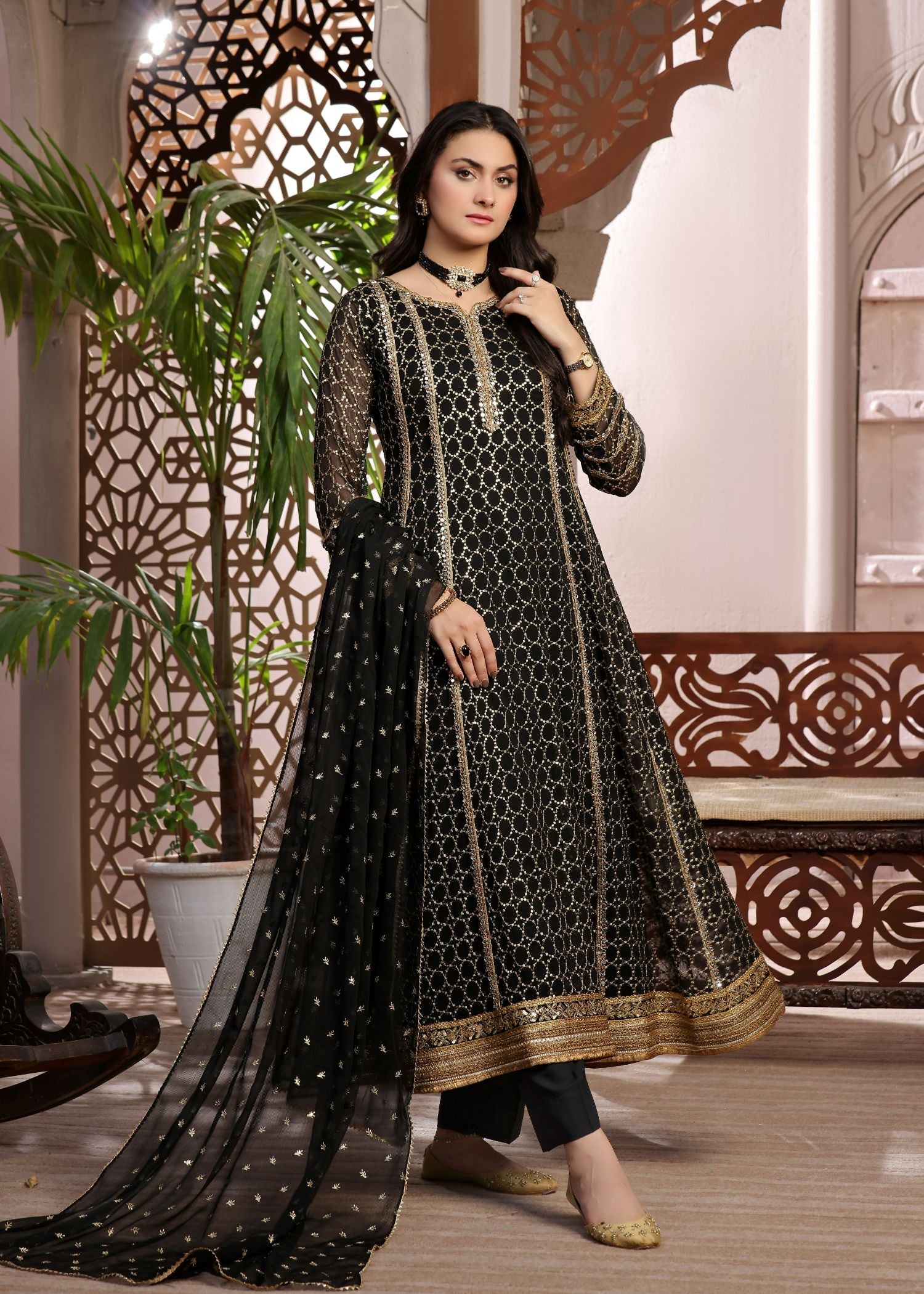 Ayesha Closet Shehzadi Black Enchantment Women 3pcs