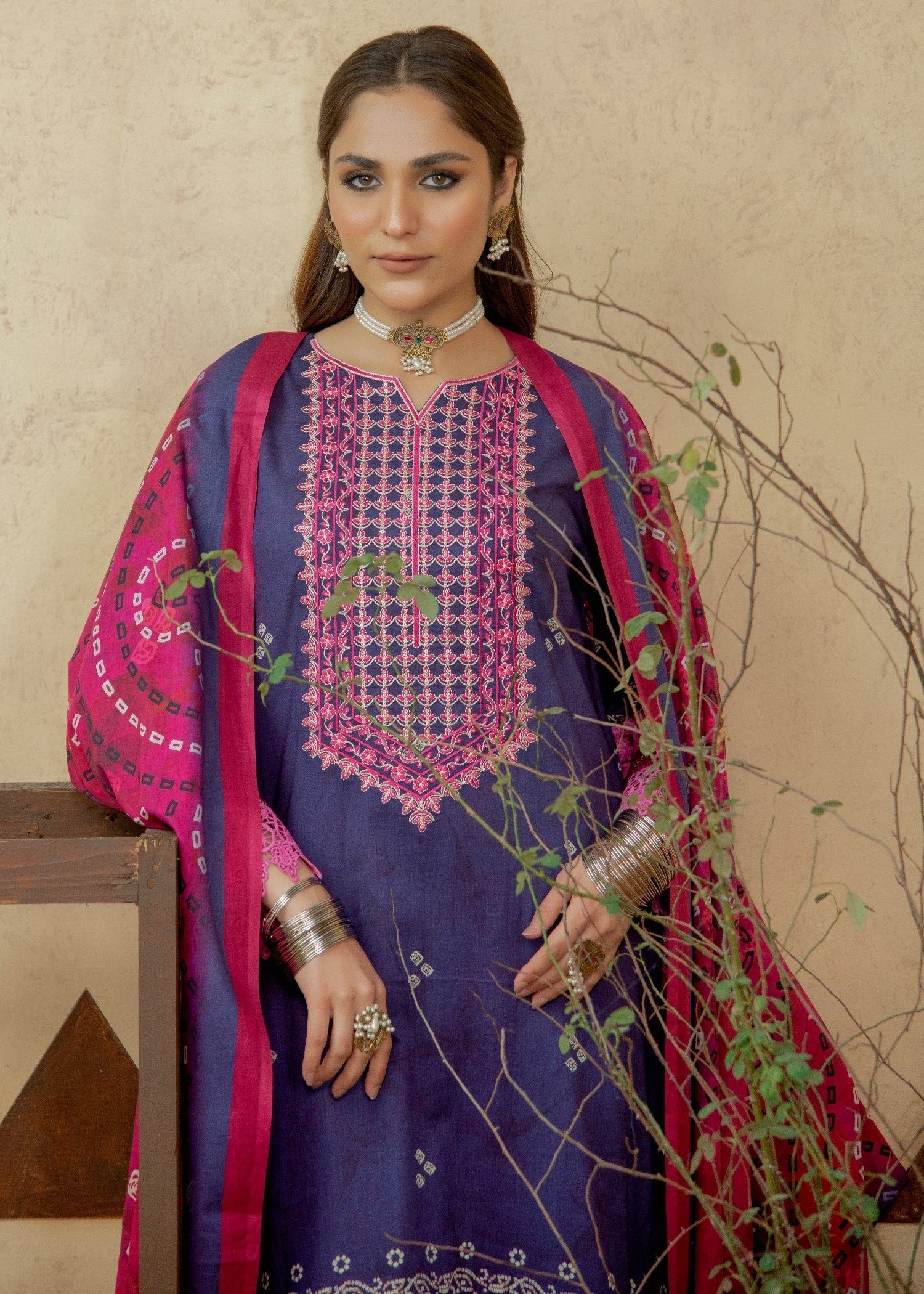 Meerak Pret ROSHANARA PRET Women 3pcs