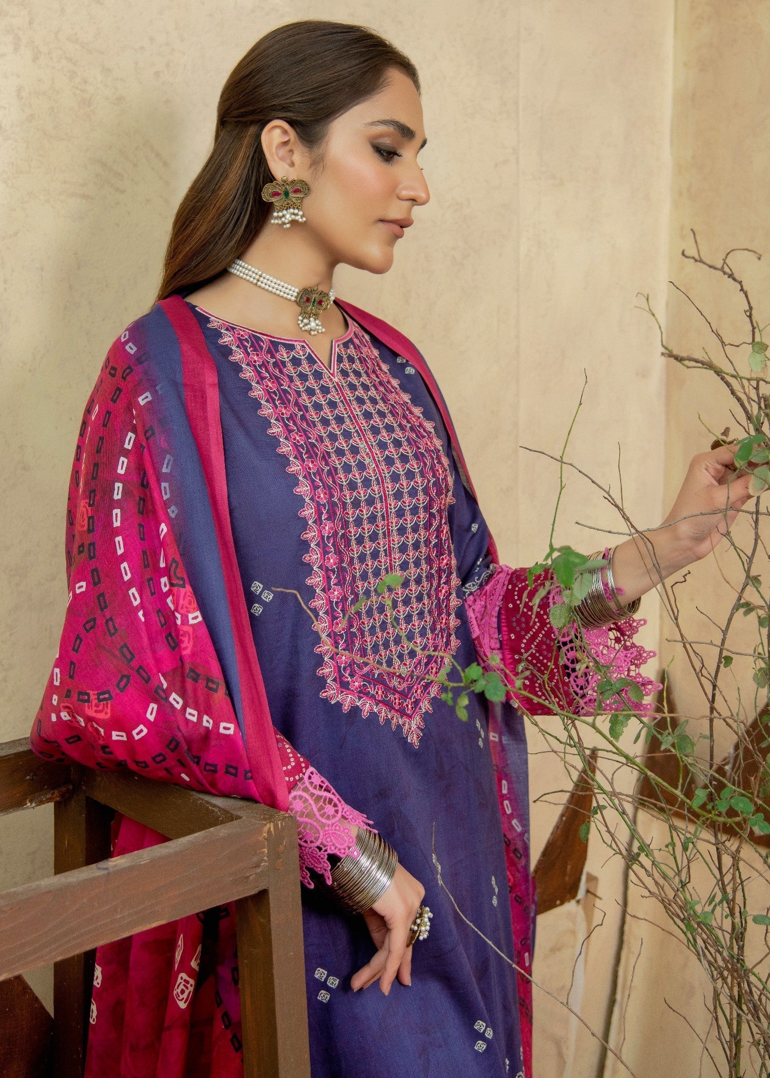 Meerak Pret ROSHANARA PRET Women 3pcs