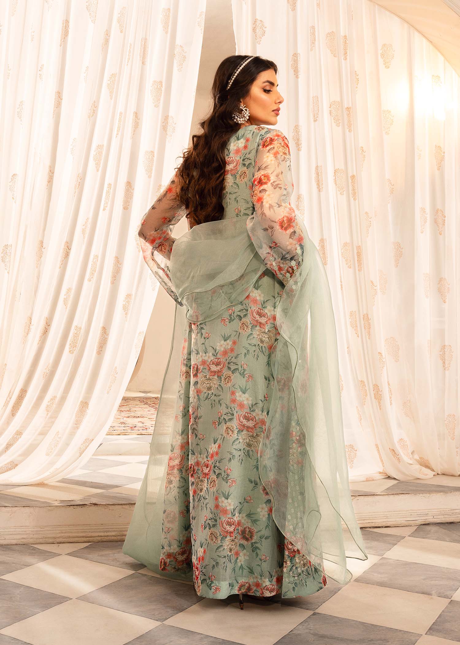 Rang-e-Haya Clara (Ice Blue) Women 4pcs