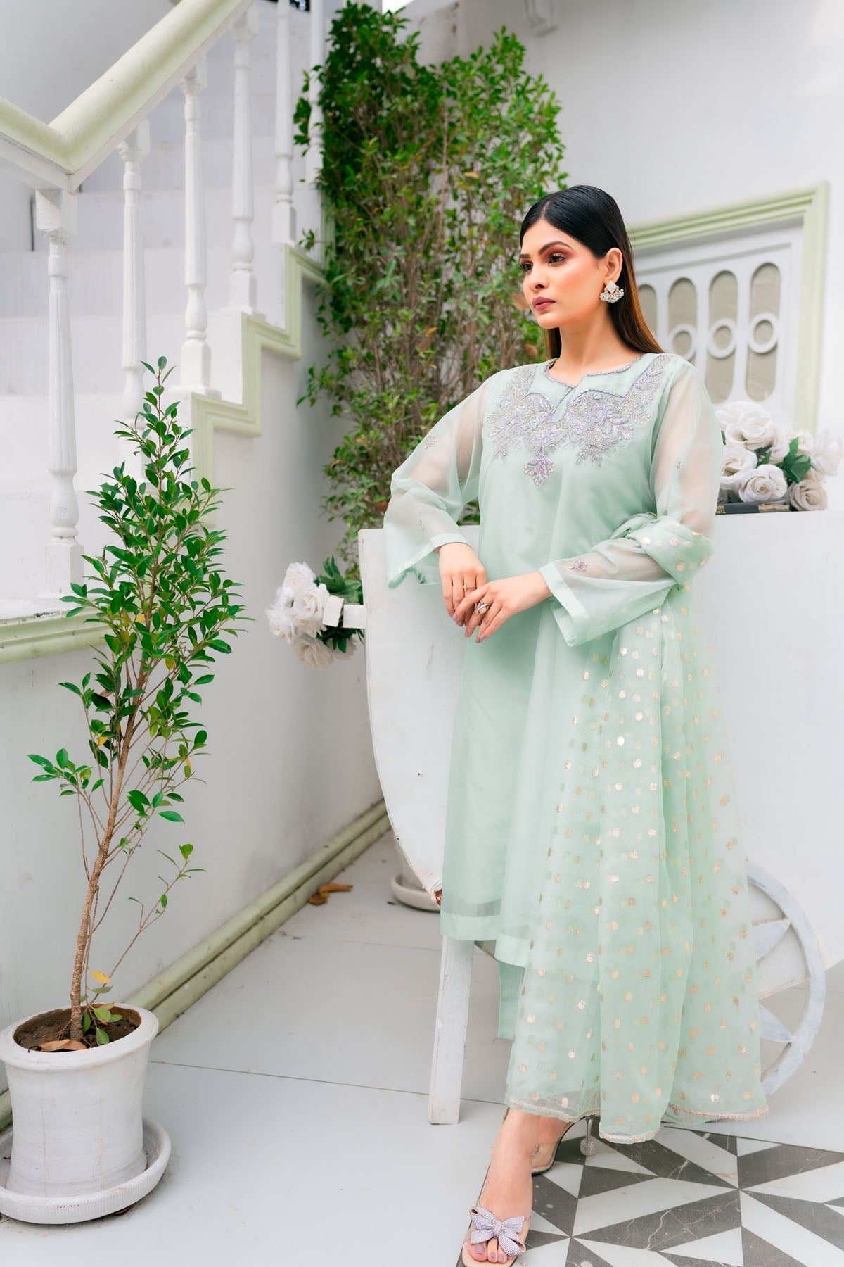 Pirzada Shaheryar Khan Aqua Breeze Women 4pcs