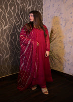 Four Season Boutique MUNAZZA FROK HOTPINK Women 3pcs