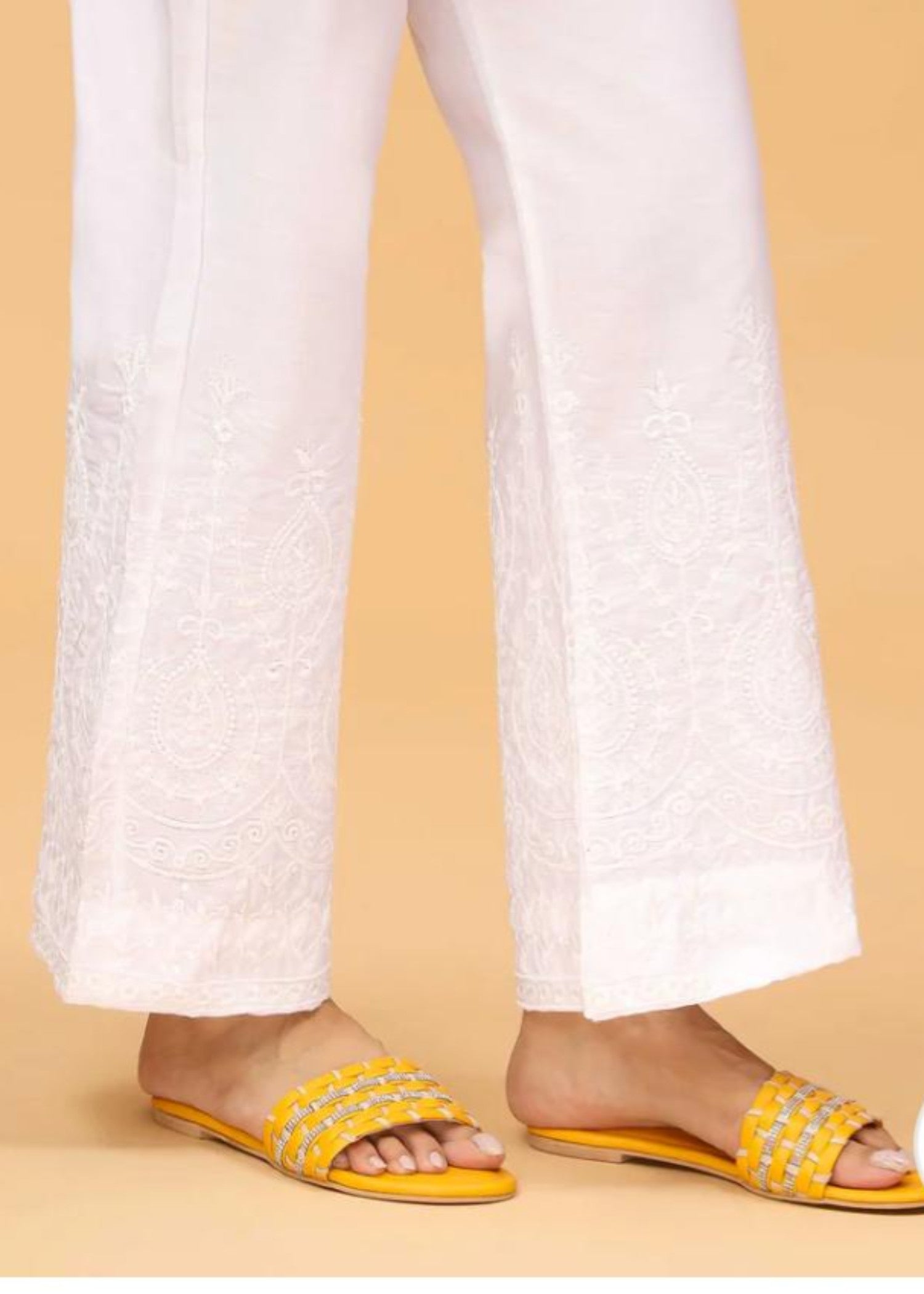 Rangeenz Embroidered Bell Trouser B R I E,W Women 1pcs