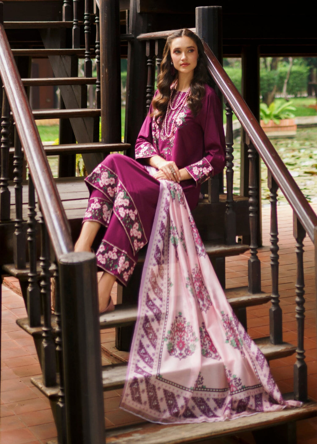 Garnet Clothing Blush Serenity Women 2pcs