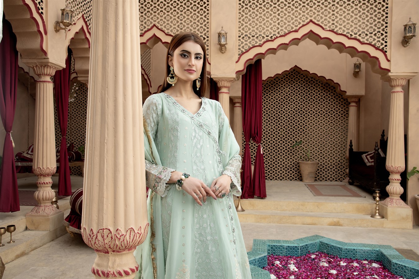 Manahils B 008 AQUA Women 4pcs