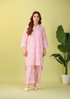 Mhw Pink Floral Suit Women 2pcs