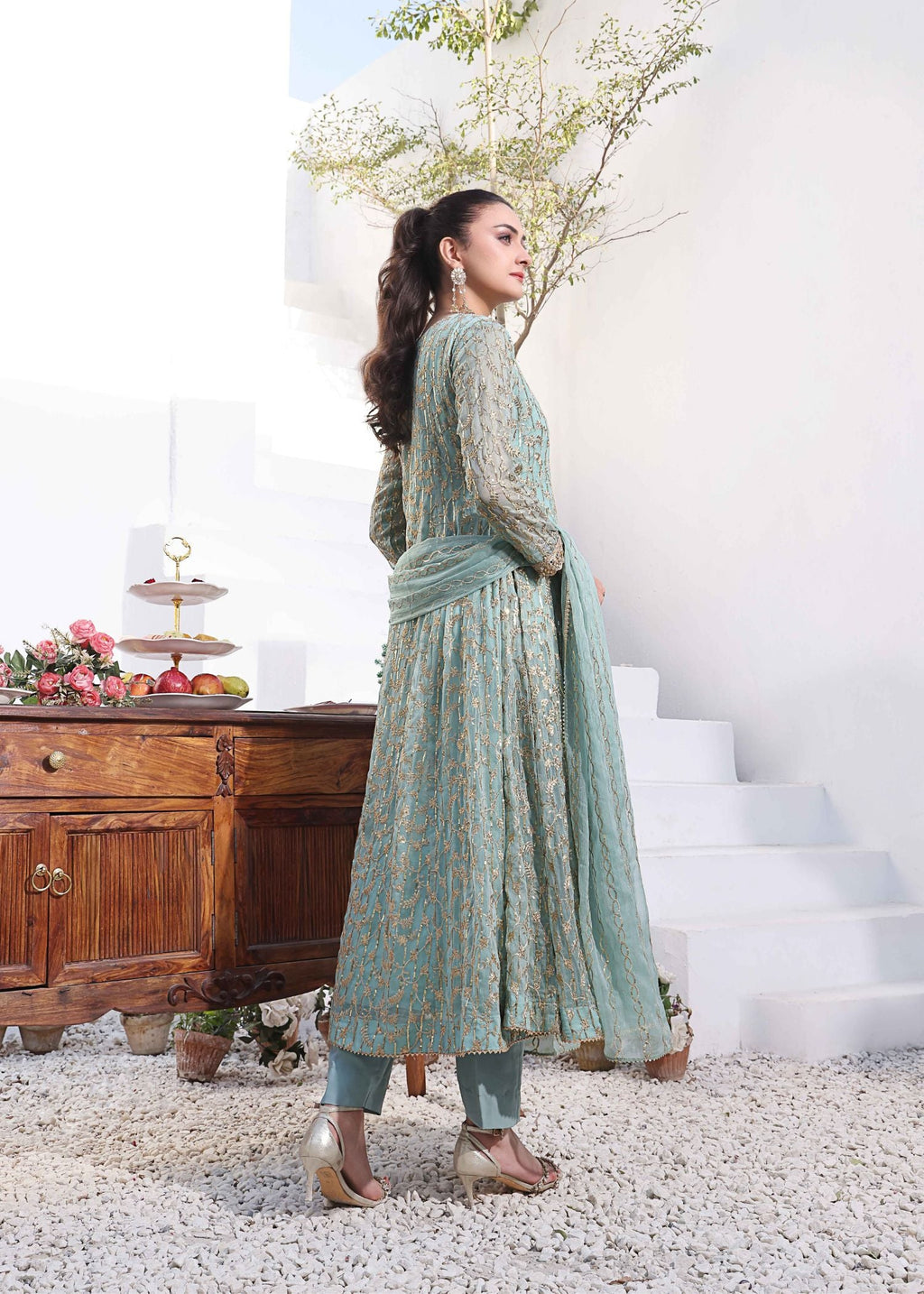 Ayesha Closet Shama Sky Blue Women 3pcs