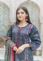 Rangoon Clothing Angan Grey Women 3pcs