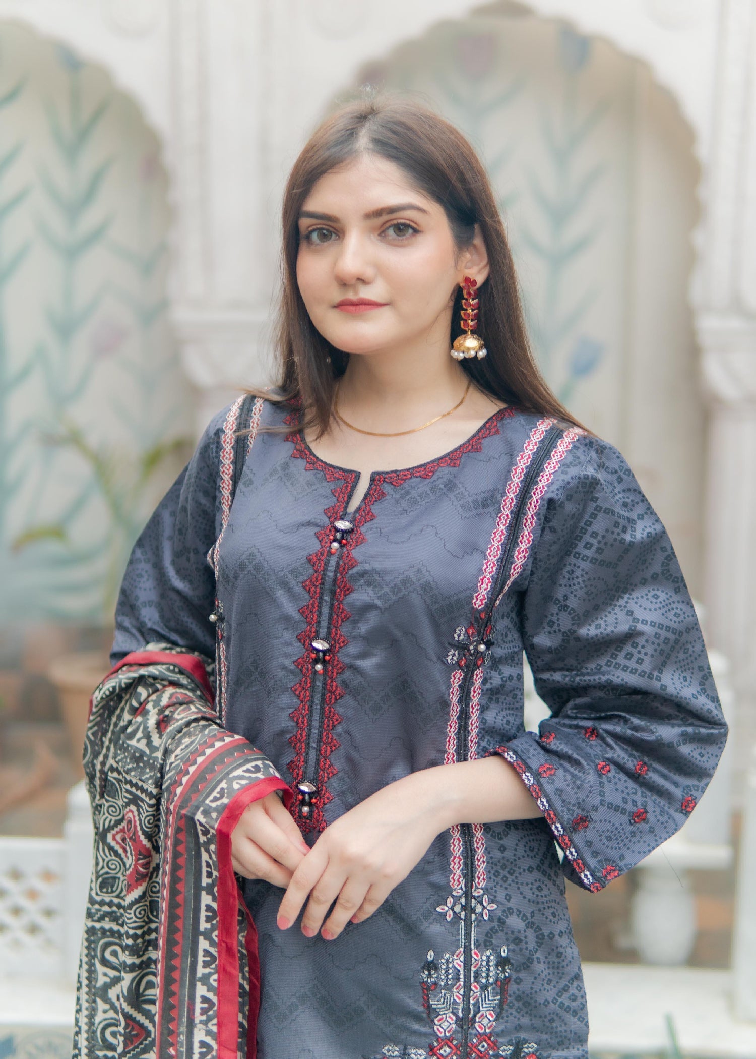 Rangoon Clothing Angan Grey Women 3pcs