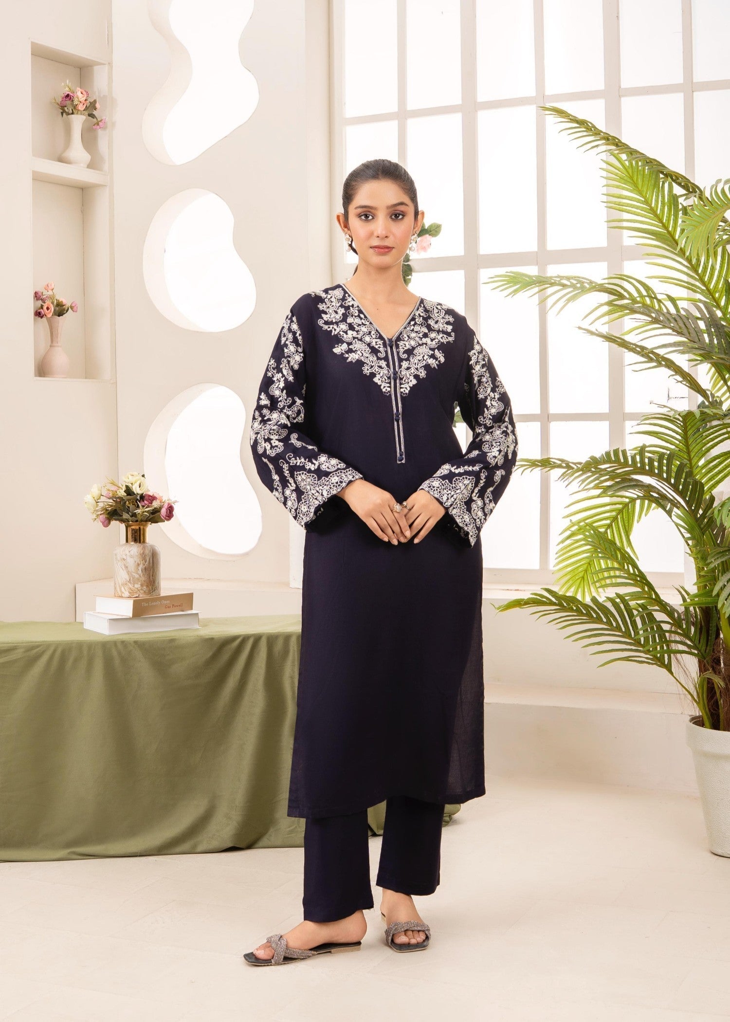 Stylish Collection BLUE GARNET Women 2pcs