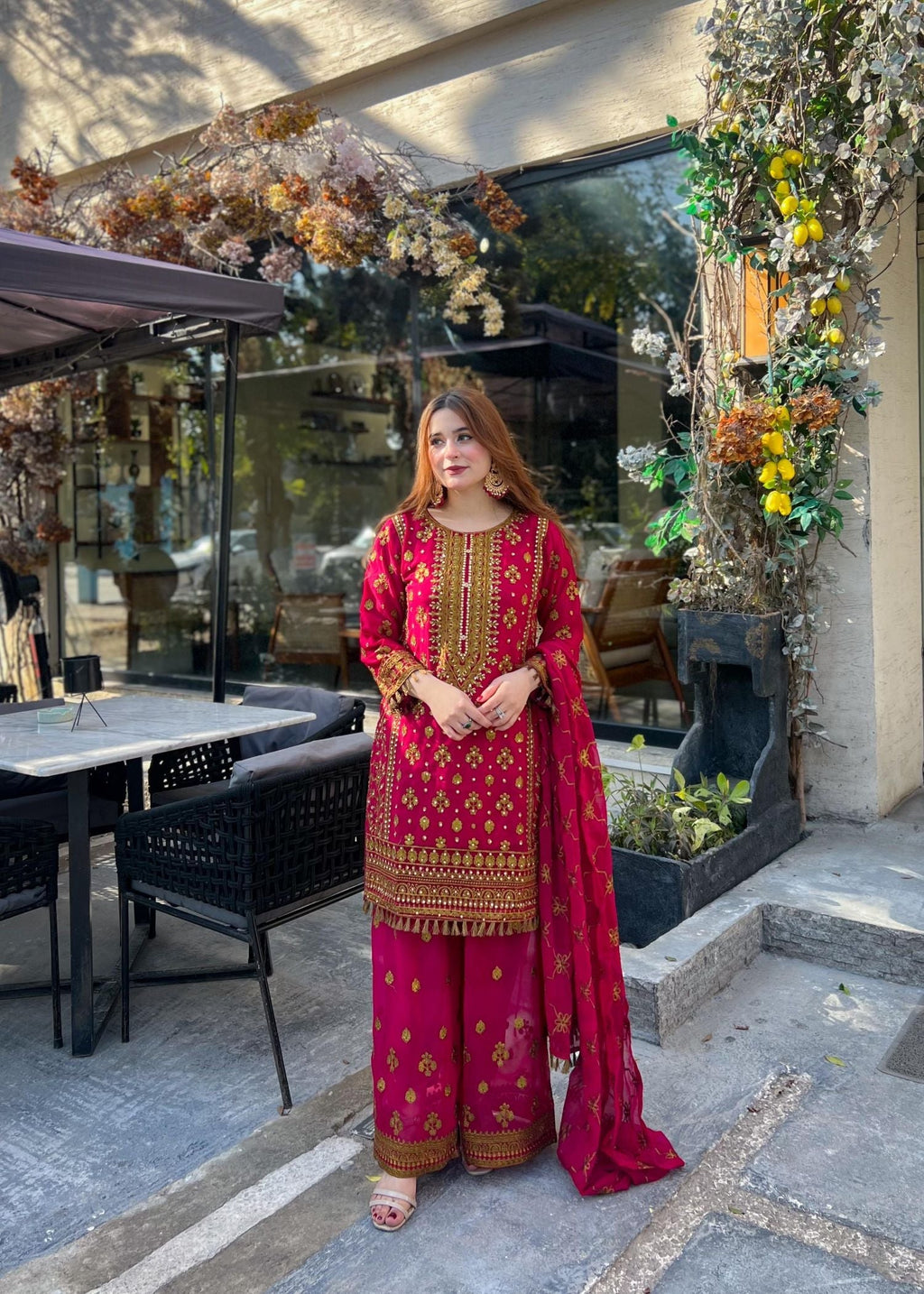 Rangoon Clothing Zeba Hotpink Women 3pcs