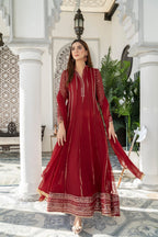 Manahils MAXI 106 MEHROON Women 3pcs