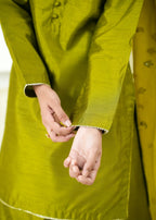 Alyssa OLIVE GREEN FARSHI SHALWAR ALLF009 Women 3pcs