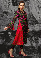 Nuqsh Pret Fiery Black NRN 006 Women 3pcs