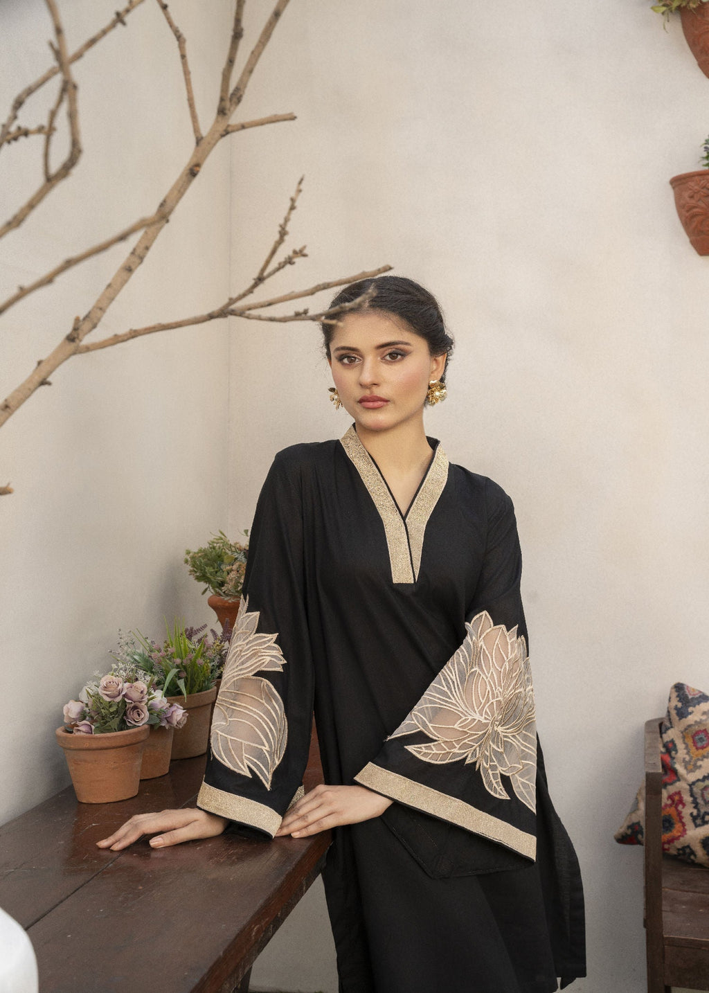 Sahibas By Mirza Denali Black Women 2pcs