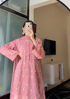 Ayesha B handwork falak pink Women 3pcs