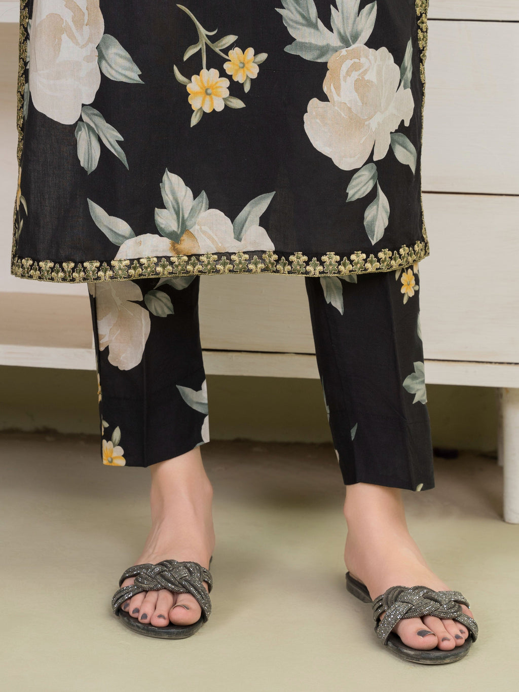 Sahibas By Mirza Serenade Black Women 3pcs