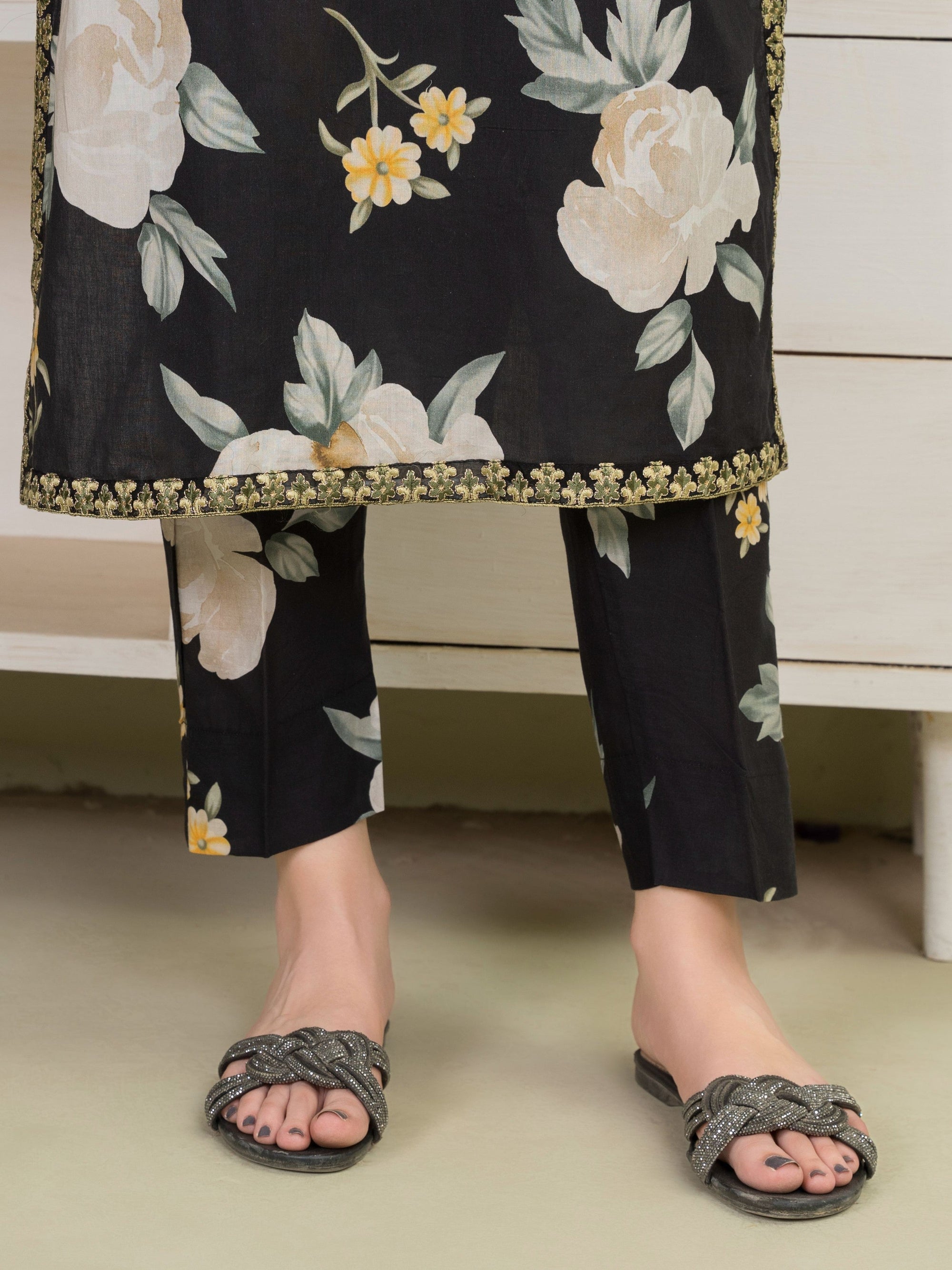 Sahibas By Mirza Serenade Black Women 3pcs