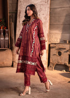Sahibas By Mirza Jehanara Maroon Women 2pcs