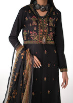 Decor Fashion Gulposh Black Women 3pcs