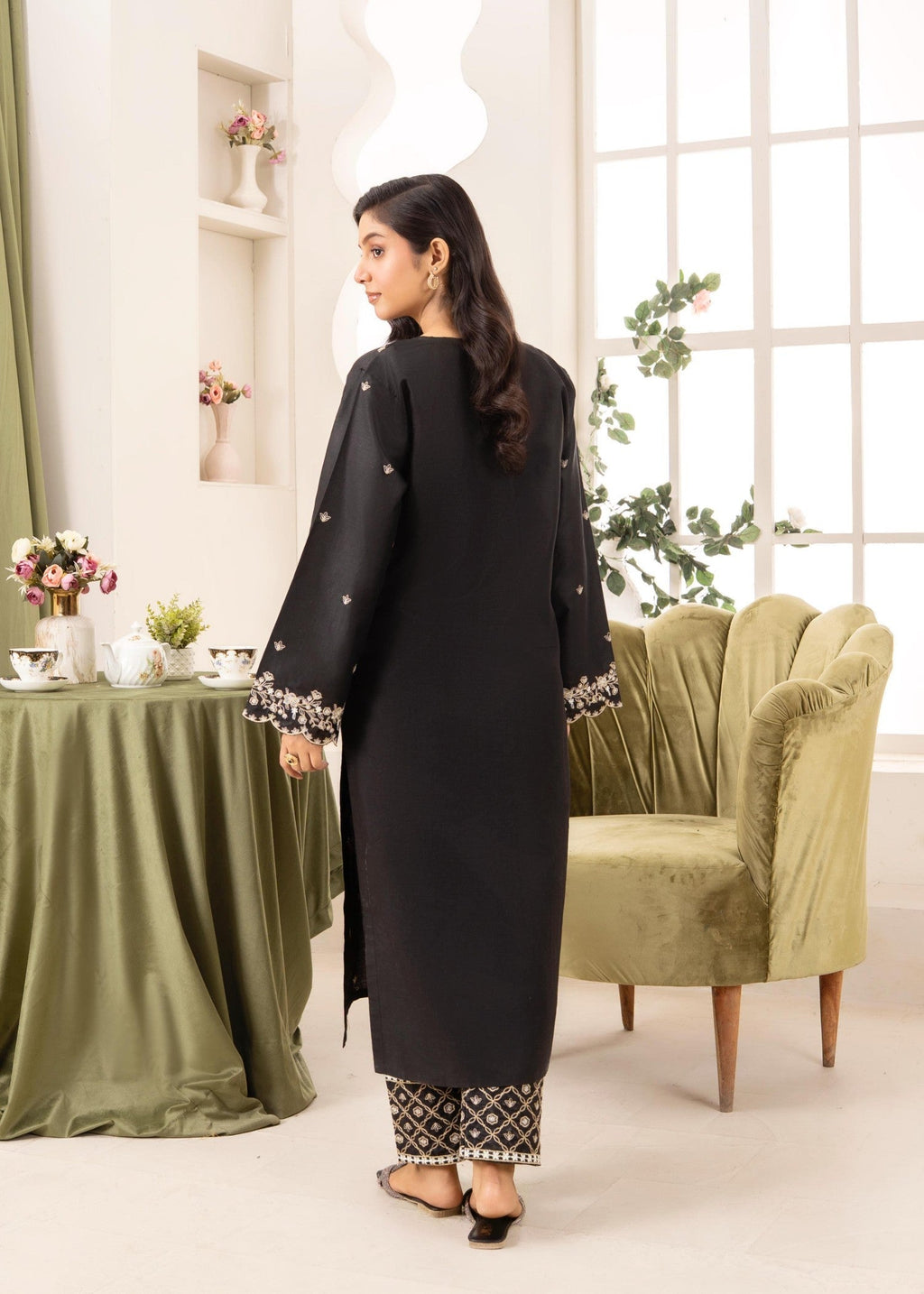 Stylish Collection BLACK PEARL Women 2pcs