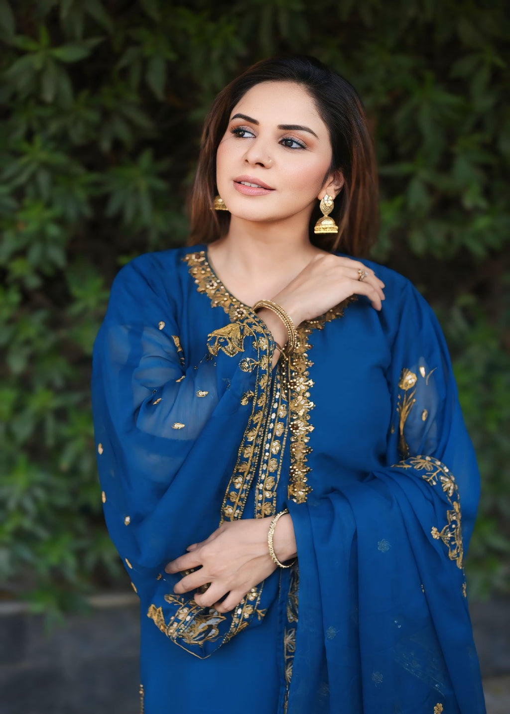 Four Season Boutique Lacha Tulip Zinc Blue Women 3pcs