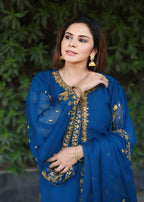 Four Season Boutique Lacha Tulip Zinc Blue Women 3pcs