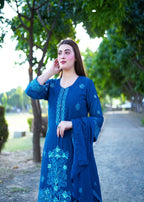Four Season Boutique Noor e Roshni Chiffon Zinc Women 3pcs