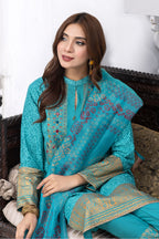 Madame Mirror Embroidered Linen Suit 2669 Women 3pcs
