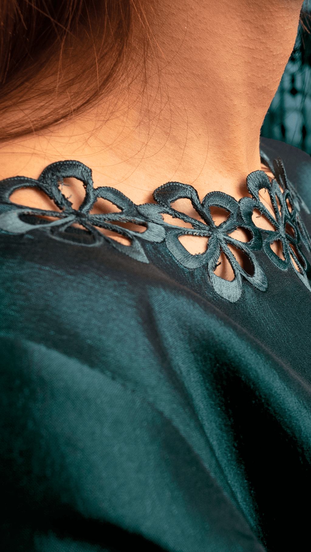 Naaz Couture Dark Teal Raw Silk Suit Women 3pcs