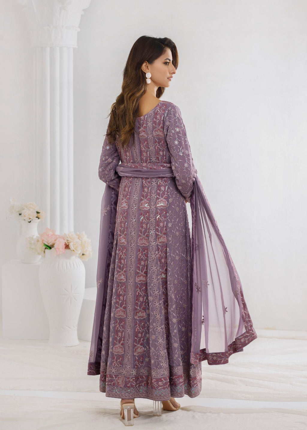 Ayesha Closet Saroor Purple Women 3pcs