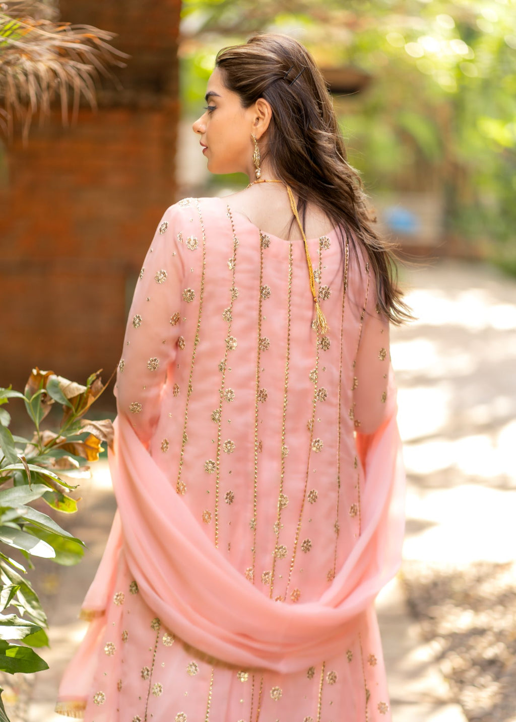 Al-Harir Apparel Mehar Baby Pink Women 3pcs