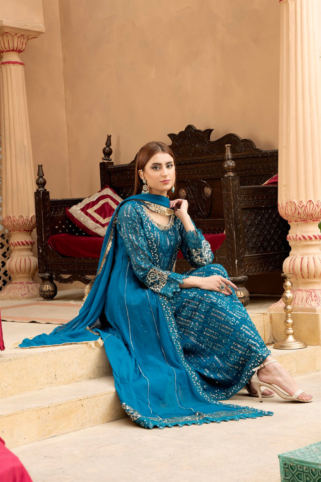 Manahils B 005 TEAL Women 4pcs