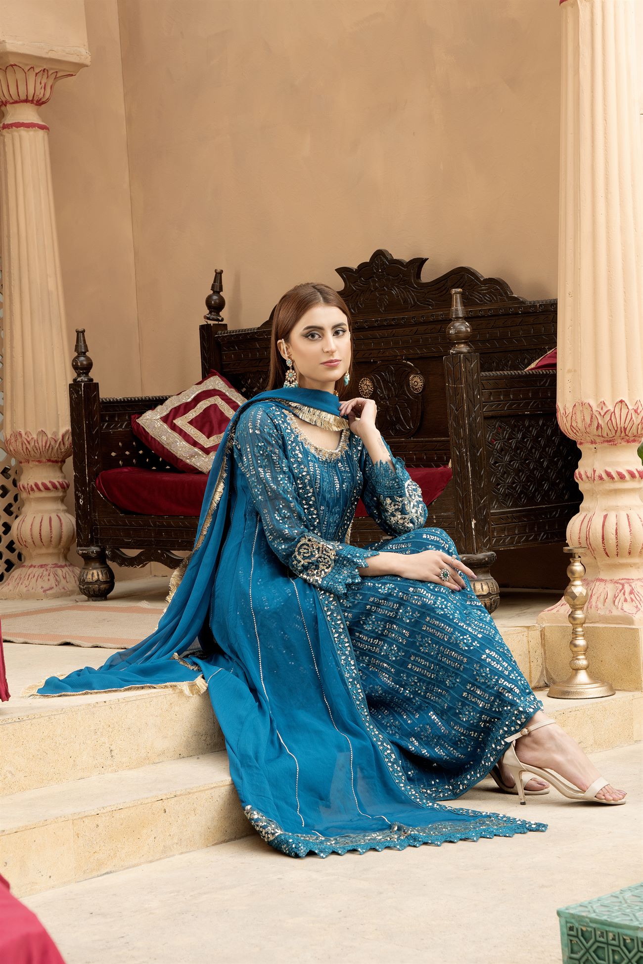 Manahils B 005 TEAL Women 4pcs