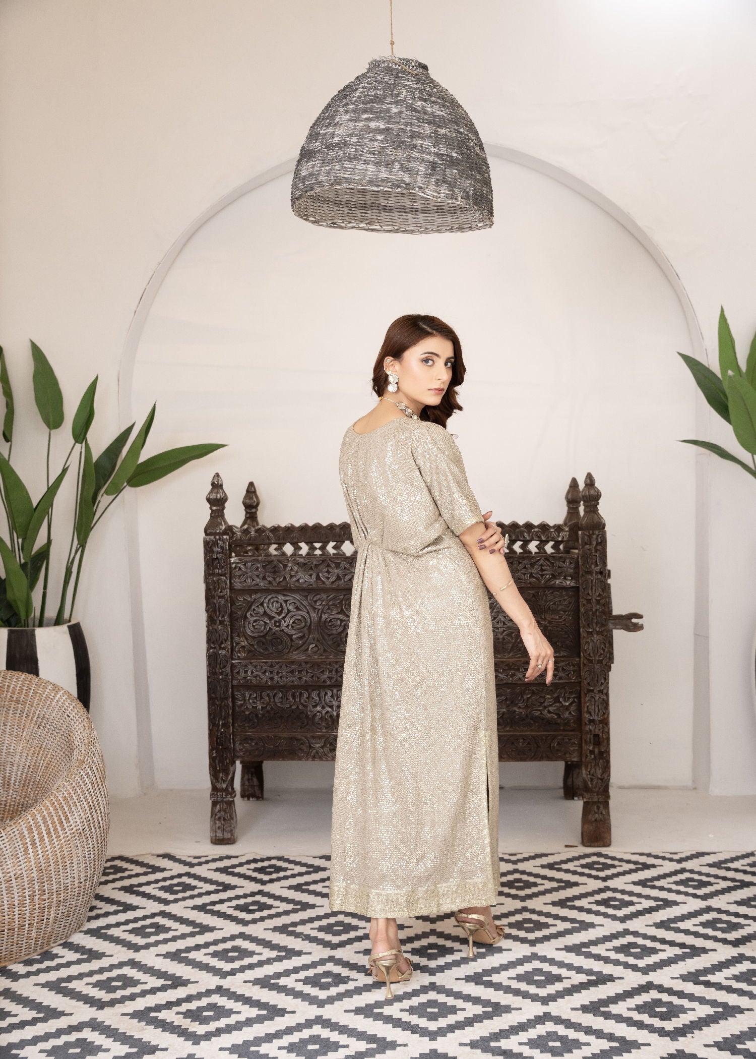 Manahils WA 03 BEIGE Women 2pcs