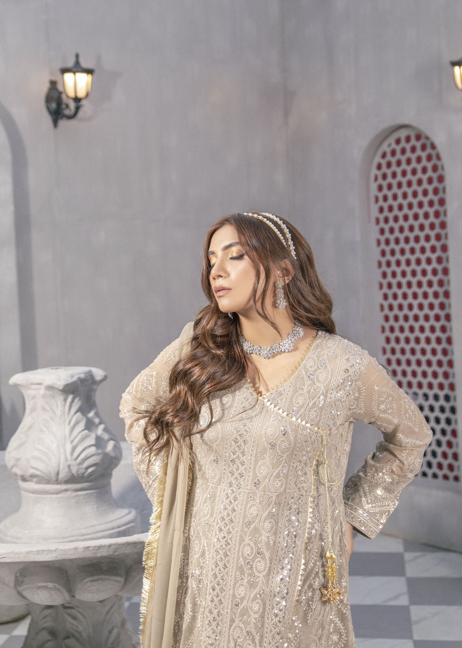 Manahils KURTI 099 SAND OASIS Women 3pcs