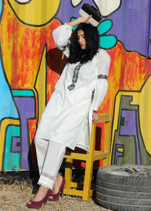 Humaira Shakir White Mulberry Women 2pcs