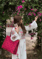 Tehzeeb Libas WHITE DOVE EMB Women 2pcs